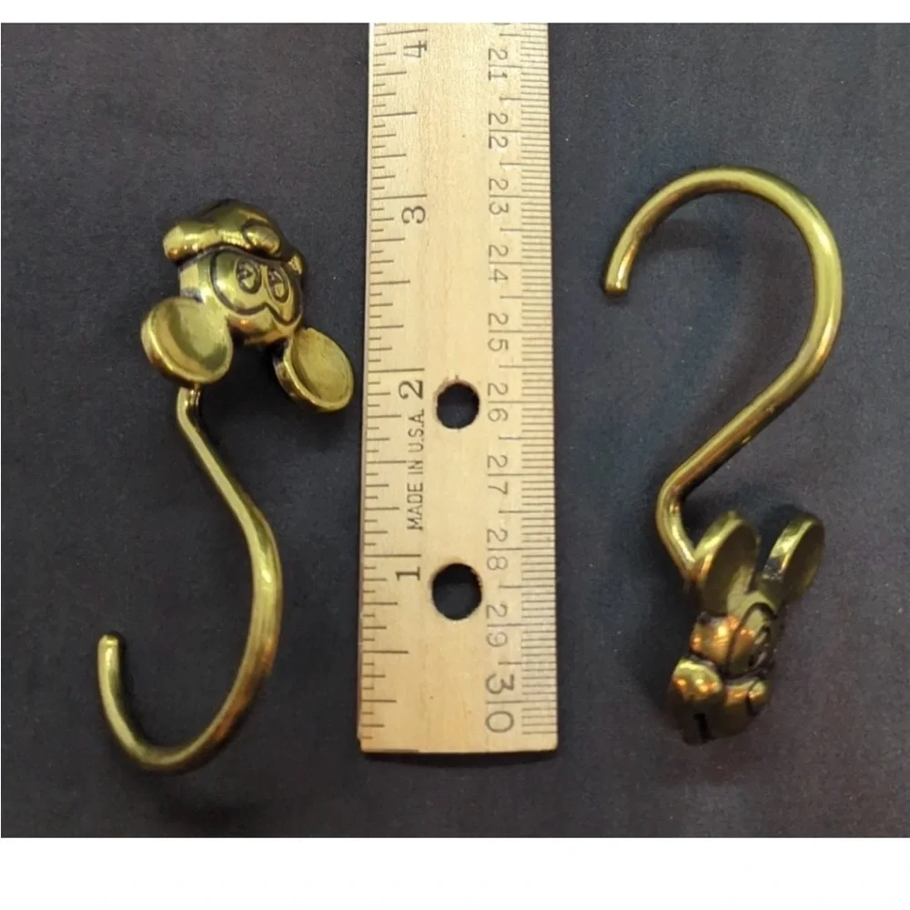Gold Mickey Mouse shower hooks -12